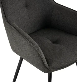 OTTO home Esszimmerstuhl »Azura« (Set) 2 Stk.Moderner Armlehnstuhl mit 360 Grad drehbarer Sitzschale in Webstoff