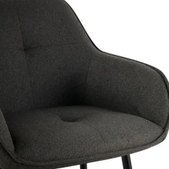 OTTO home Esszimmerstuhl »Azura« (Set) 2 Stk.Moderner Armlehnstuhl mit 360 Grad drehbarer Sitzschale in Webstoff