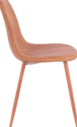 OTTO home Esszimmerstuhl »Blackburn« () aus Kunstleder und Metallbeinen, in 2 Farbvarianten, Sitzhöhe 49 cm