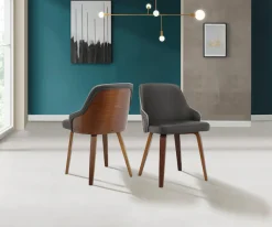 OTTO home Esszimmerstuhl »Bojan« () 2 Stk.pflegeleichtes Kunstleder, Sitz- und Rücken gepolstert, Sitzhöhe 47 cm