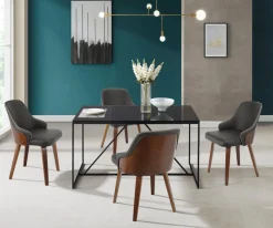 OTTO home Esszimmerstuhl »Bojan« () 2 Stk.pflegeleichtes Kunstleder, Sitz- und Rücken gepolstert, Sitzhöhe 47 cm