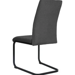 OTTO home Esszimmerstuhl »Calgoty« (Set) 2 Stk.Freischwinger, Webstoff Bezug, schwarzes Metallgestell