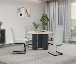 OTTO home Esszimmerstuhl »Calgoty« () 2 Stk.Freischwinger, gepolsterte Rückenlehne und Sitzfläche, Sitzhöhe 48 cm