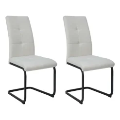 OTTO home Esszimmerstuhl »Calgoty« () 2 Stk.Freischwinger, gepolsterte Rückenlehne und Sitzfläche, Sitzhöhe 48 cm