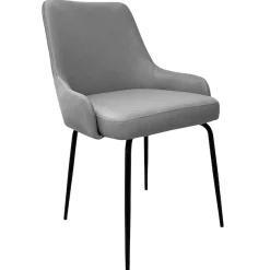 OTTO home Esszimmerstuhl »Cillian« (Set) 2 Stk.pflegeleichter Webstoff, schwarze Metallbeine, Sitzbreite 46 cm