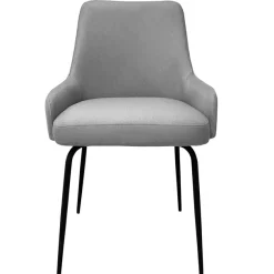 OTTO home Esszimmerstuhl »Cillian« (Set) 2 Stk.pflegeleichter Webstoff, schwarze Metallbeine, Sitzbreite 46 cm