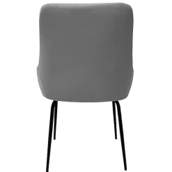OTTO home Esszimmerstuhl »Cillian« (Set) 2 Stk.pflegeleichter Webstoff, schwarze Metallbeine, Sitzbreite 46 cm