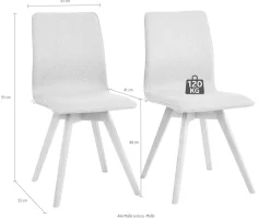 OTTO home Esszimmerstuhl »Dalea« (Set) 2 Stk.im 2er, 4er oder 6er-Set, Küchenstuhl