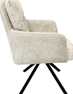 OTTO home Esszimmerstuhl »Darrin« (Set) 2 Stk.Chenille Bezug, schwarzes Metallgestell