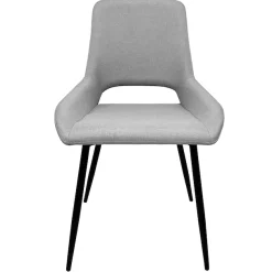 OTTO home Esszimmerstuhl »Derrek« (Set) 2 Stk.pflegeleichter Webstoff, schwarze Metallbeine, Sitzbreite 40 cm