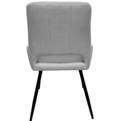 OTTO home Esszimmerstuhl »Derrek« (Set) 2 Stk.pflegeleichter Webstoff, schwarze Metallbeine, Sitzbreite 40 cm
