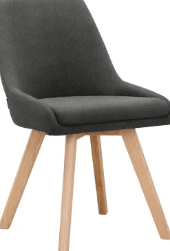 OTTO home Esszimmerstuhl »Dilla« (Set) 1 Stk.Webstoff Bezug, Massivholz Gestell, Sitzhöhe 48 cm