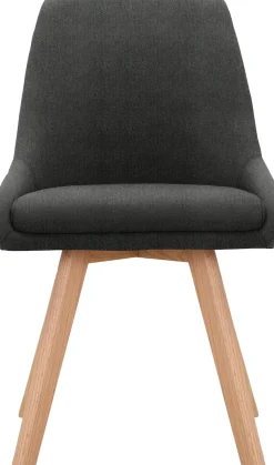 OTTO home Esszimmerstuhl »Dilla« (Set) 1 Stk.Webstoff Bezug, Massivholz Gestell, Sitzhöhe 48 cm