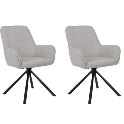 OTTO home Esszimmerstuhl »Flaurent« () 2 Stk.gepolsterte Rückenlehne, Armlehne und Sitzfläche, Sitzhöhe 50 cm