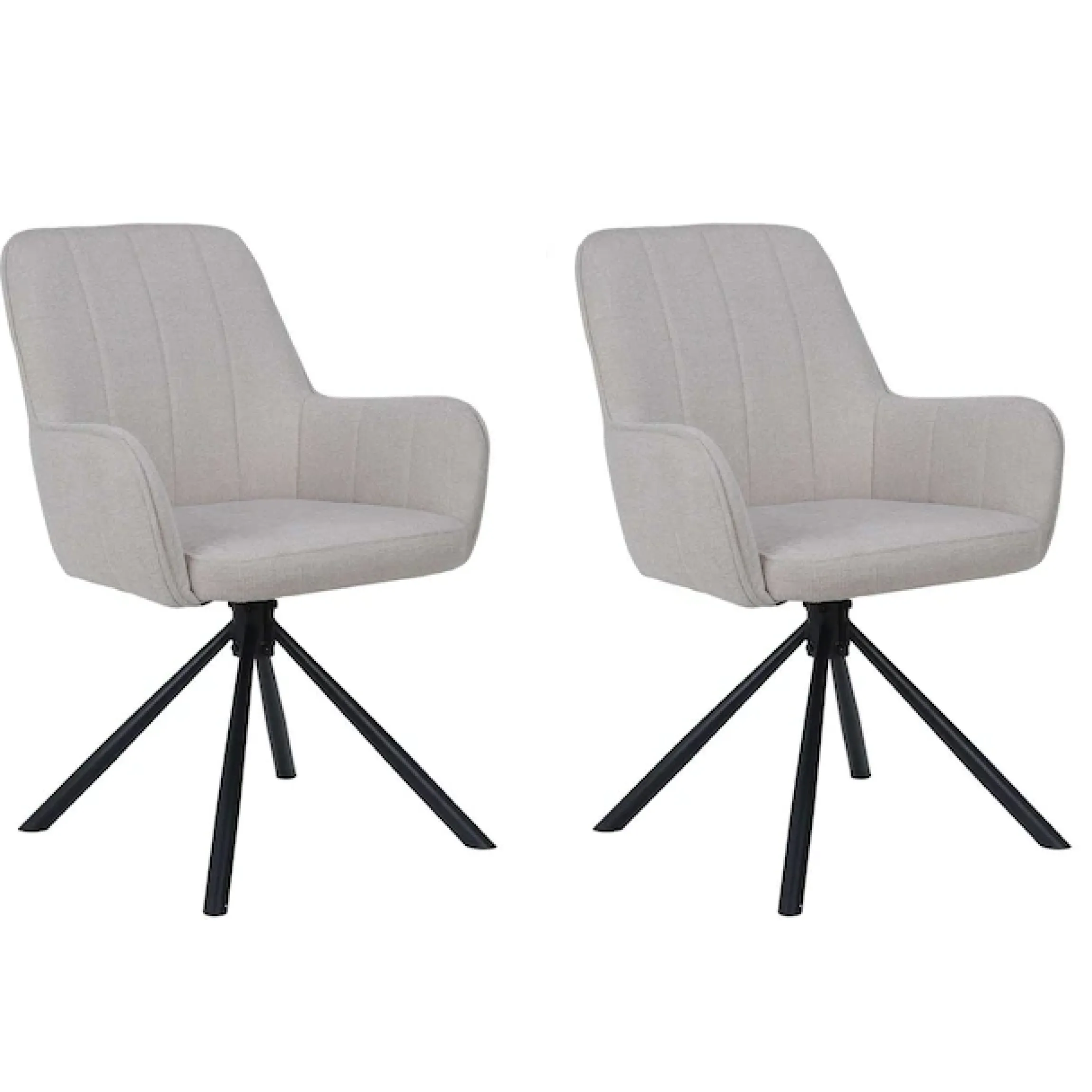 OTTO home Esszimmerstuhl »Flaurent« () 2 Stk.gepolsterte Rückenlehne, Armlehne und Sitzfläche, Sitzhöhe 50 cm