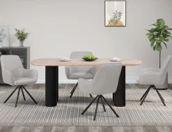 OTTO home Esszimmerstuhl »Flaurent« () 2 Stk.gepolsterte Rückenlehne, Armlehne und Sitzfläche, Sitzhöhe 50 cm