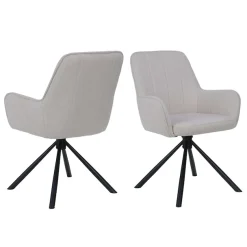 OTTO home Esszimmerstuhl »Flaurent« () 2 Stk.gepolsterte Rückenlehne, Armlehne und Sitzfläche, Sitzhöhe 50 cm