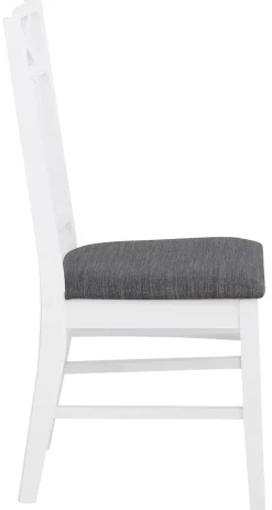 OTTO home Esszimmerstuhl »Fullerton, Holzstuhl« (Set) 2 Stk.mit attraktiven Fräsungen, Sitzhöhe 47 cm, Küchenstuhl