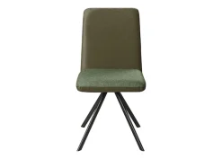OTTO home Esszimmerstuhl »Gabi Polsterstuhl, Küchenstuhl, 4-Fußstuhl« () Gestell aus matt-schwarzem Flachmetall, stabil, 2-Stoff-Design