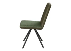 OTTO home Esszimmerstuhl »Gabi Polsterstuhl, Küchenstuhl, 4-Fußstuhl« () Gestell aus matt-schwarzem Flachmetall, stabil, 2-Stoff-Design