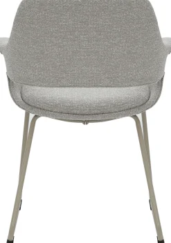 OTTO home Esszimmerstuhl »Genna« (Set) 2 Stk.pflegeleichter Webstoff Bezug, edles Metallgestell, Sitzhöhe 47 cm