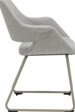 OTTO home Esszimmerstuhl »Genna« (Set) 2 Stk.pflegeleichter Webstoff Bezug, edles Metallgestell, Sitzhöhe 47 cm