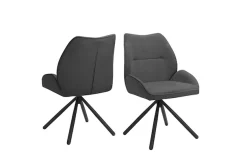 OTTO home Esszimmerstuhl »Granilu« (Set) gepolstert,Bezug Vorderseite Webstoff, Rückseite Velvet