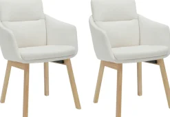 OTTO home Esszimmerstuhl »Hadelin« () 1 Stk.pflegeleichter Webstoff, massives Echtholzgestell, Sitzhöhe ca. 50 cm