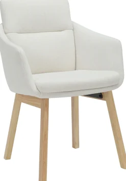 OTTO home Esszimmerstuhl »Hadelin« () 1 Stk.pflegeleichter Webstoff, massives Echtholzgestell, Sitzhöhe ca. 50 cm