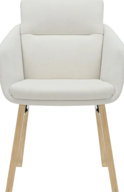 OTTO home Esszimmerstuhl »Hadelin« () 1 Stk.pflegeleichter Webstoff, massives Echtholzgestell, Sitzhöhe ca. 50 cm