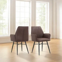 OTTO home Esszimmerstuhl »Hrodwyn« () 2 Stk.Sitz gepolstert, mit horizontale Nähten am Rücken, Sitzhöhe 52 cm