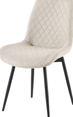 OTTO home Esszimmerstuhl »Juniper« () 2 Stk.Stuhl aus Webstoff mit moderner Rautensteppung und 360° Drehfunktion