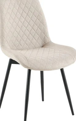 OTTO home Esszimmerstuhl »Juniper« () 2 Stk.Stuhl aus Webstoff mit moderner Rautensteppung und 360° Drehfunktion