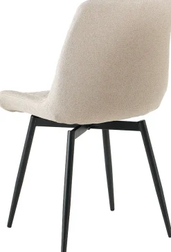 OTTO home Esszimmerstuhl »Juniper« () 2 Stk.Stuhl aus Webstoff mit moderner Rautensteppung und 360° Drehfunktion