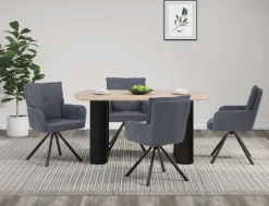 OTTO home Esszimmerstuhl »Les Choux« () 2 Stk.gepolsterte Rückenlehne, Armlehne und Sitzfläche, Sitzhöhe 48 cm