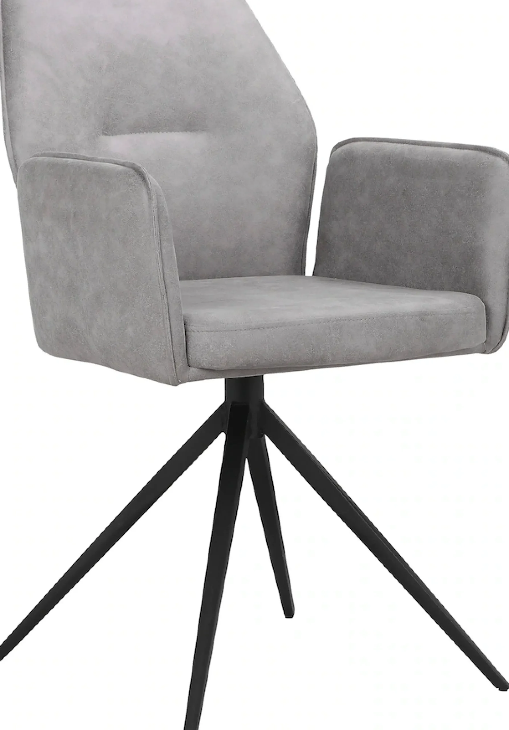 OTTO home Esszimmerstuhl »Ozias« () Sitz und Rücken gepolstert, Gestell aus Metall schwarz, Sitzhöhe 50 cm, 2er Set