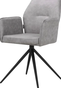 OTTO home Esszimmerstuhl »Ozias« () Sitz und Rücken gepolstert, Gestell aus Metall schwarz, Sitzhöhe 50 cm, 2er Set