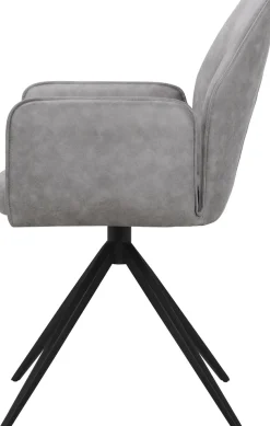 OTTO home Esszimmerstuhl »Ozias« () Sitz und Rücken gepolstert, Gestell aus Metall schwarz, Sitzhöhe 50 cm, 2er Set