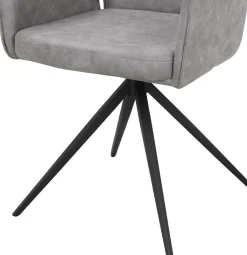 OTTO home Esszimmerstuhl »Ozias« () Sitz und Rücken gepolstert, Gestell aus Metall schwarz, Sitzhöhe 50 cm, 2er Set