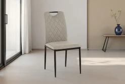 OTTO home Esszimmerstuhl »Rom« (Set) 2 Stk.bequemer Stuhl mit hochwertigem Stoffbezug und Griff im Rücken