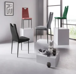 OTTO home Esszimmerstuhl (Set) 4 Stk.(2 oder 4 Stück) mit Samtbezug, Rückenlehne mit Griff zum Zurückziehen