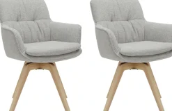OTTO home Esszimmerstuhl »Sigune« () 1 Stk.pflegeleichter Webstoff Bezug, massives Echtholzgestell