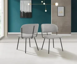 OTTO home Esszimmerstuhl »Taous« () 2 Stk.Sitz und Rücken mit Polsterung, mit Gestell aus Metall, Sitzhöhe 48 cm