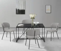 OTTO home Esszimmerstuhl »Taous« () 2 Stk.Sitz und Rücken mit Polsterung, mit Gestell aus Metall, Sitzhöhe 48 cm