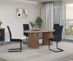 OTTO home Esszimmerstuhl »Valbourg« () Freischwinger, gepolsterte Rückenlehne und Sitzfläche, 2er Set