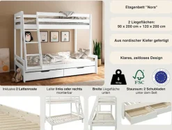 OTTO home Etagenbett »Doppelstockbett, Hochbett,
