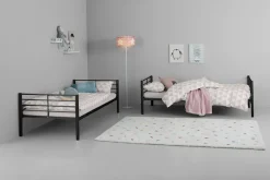 OTTO home Etagenbett »Hayo,Metallbett, Stockbett« teilbar in 2 Einzelbetten,perfekt für kleine Räume, mehrere Farben, (B/T/H) ca. 208/97/160 cm