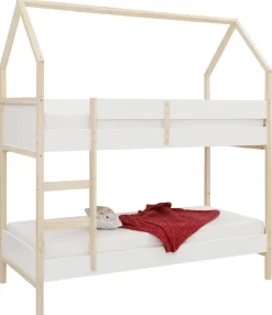 OTTO home Etagenbett »Janne« aus schönem massivem Kiefernholz, Etagenbett, Liegefläche 90x200 cm