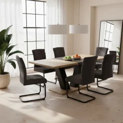 OTTO home Freischwinger »LINA« (Set) 2 Stk.Komfortsitz mit Federkern