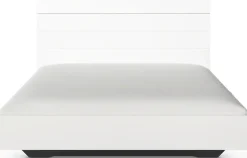 OTTO home Futonbett »Bett Doppelbett Holzbett AGORDO« 180x200 cm,mit hohem Kopfteil und schwebender Optik MADE IN GERMANY